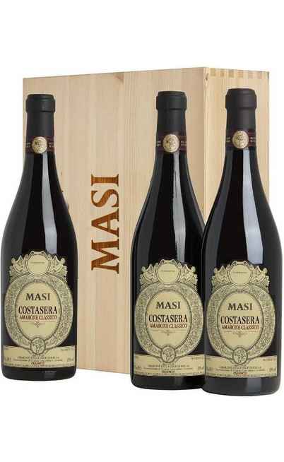 Vertical Amarone Valpolicella "Costasera" 2017-18-19 en caisse bois [MASI]