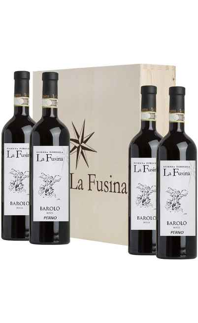 Vertical Barolo 2014 - 2015 - 2016 - 2017 en coffret bois [La Fusina]