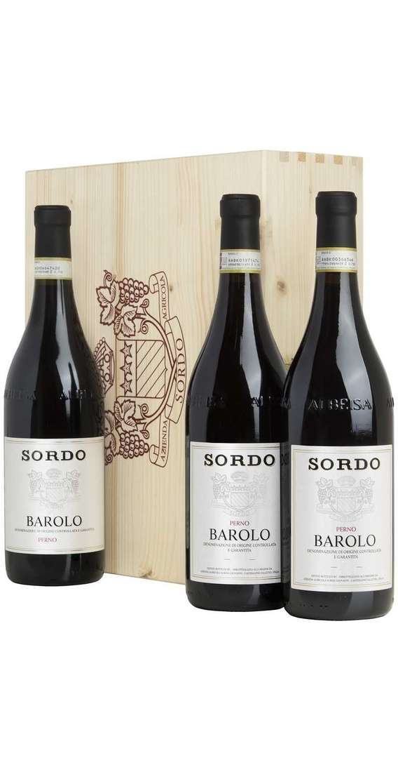 Vertical Barolo "Perno" 2016 - 2019 - 2020 en caisse bois