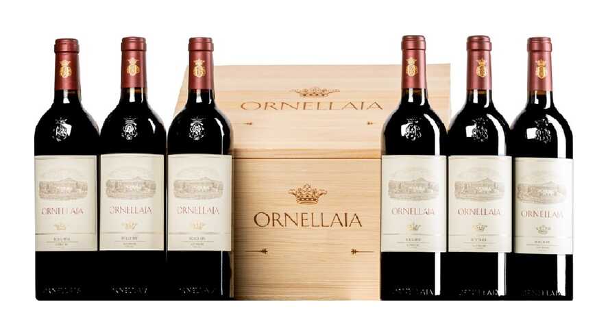 Vertical Bolgheri Superiore Ornellaia DOC 17-18-19-20-21-22 in
