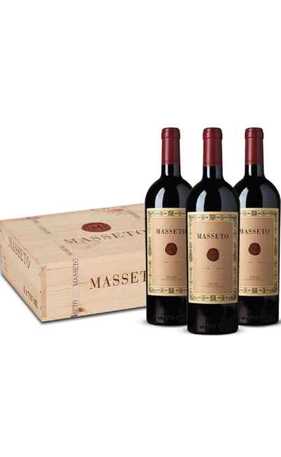 Vertical MASSETO  2017-2018-2020 en coffret bois [ORNELLAIA FRESCOBALDI]