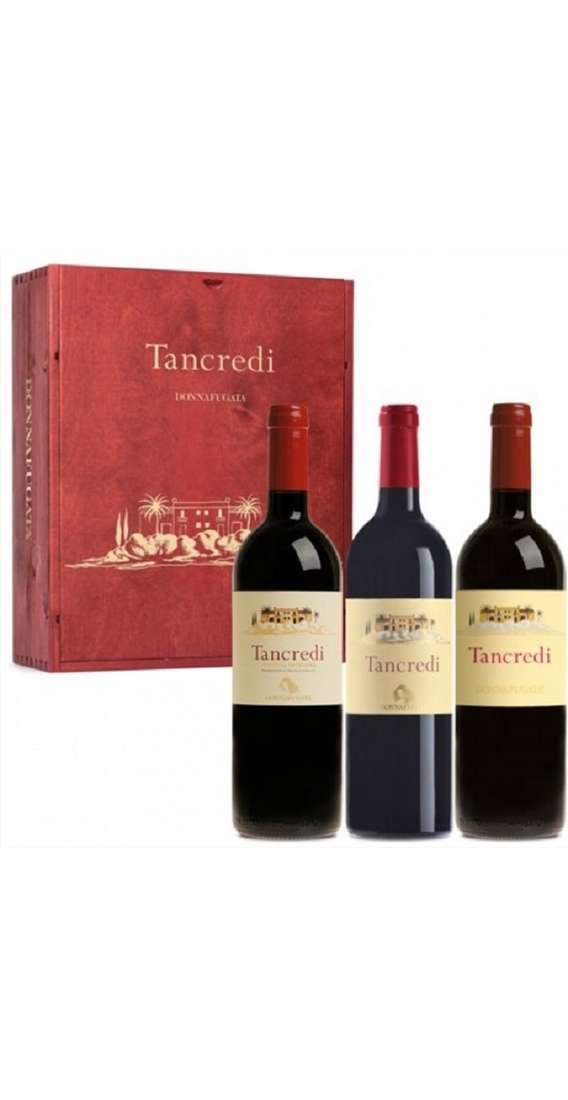 Vertical Tancredi Sicilia Red 2013 - 2014 - 2016 en coffret bois