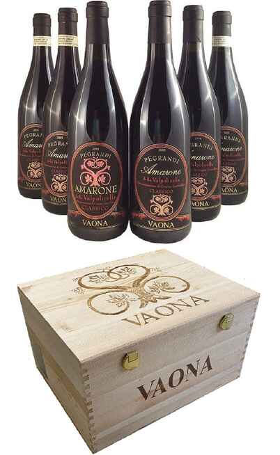 Verticale Amarone della Valpolicella Classico "Pegrandi" 2012-13-15-16-17-18 in Wooden Box [Vaona Odino]