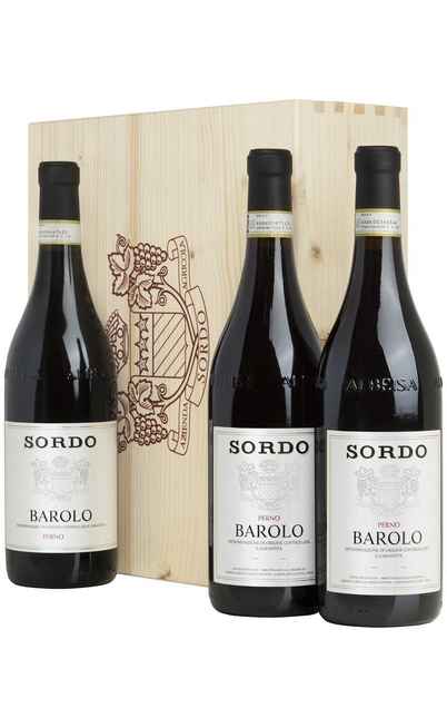 Verticale Barolo "Perno" 2016 - 2018 - 2020 in Wooden Box [Sordo]