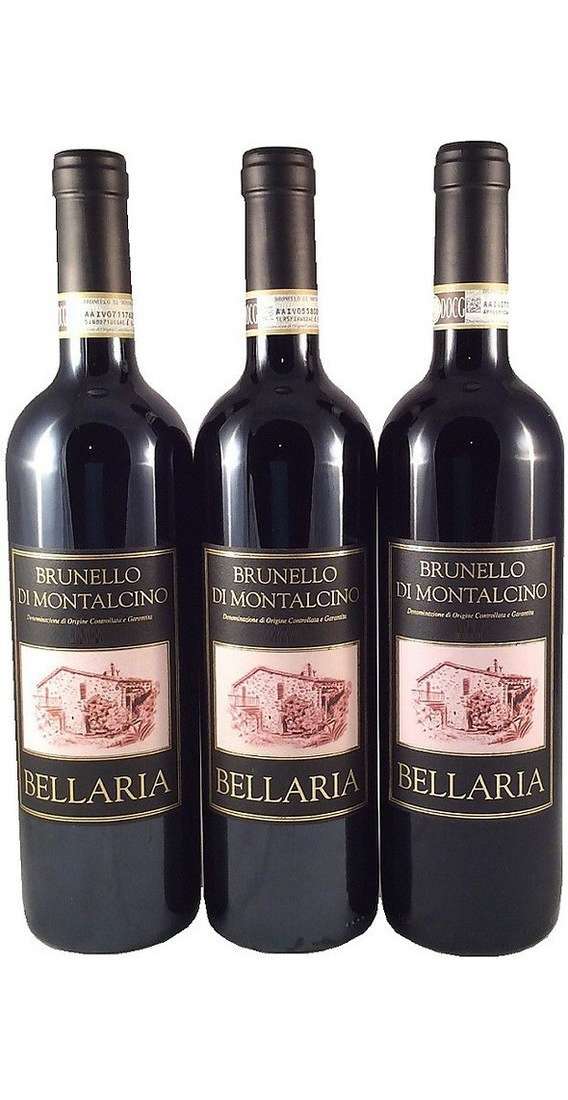 Verticale Brunello di Montalcino "Bellaria" DOCG 2016-2017-2019