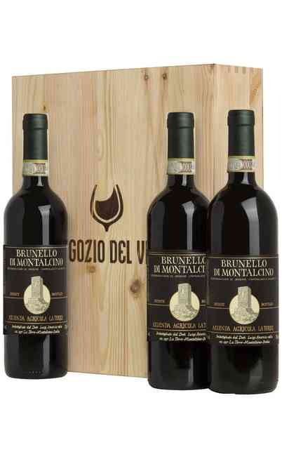 Verticale Brunello di Montalcino DOCG 2012 - 2013 - 2014 in Wooden Box