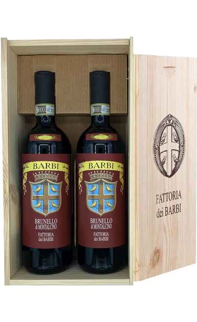 Verticale Brunello di Montalcino Riserva 2012 and Brunello di Montalcino Riserva 2013 in Wooden Box [BARBI]