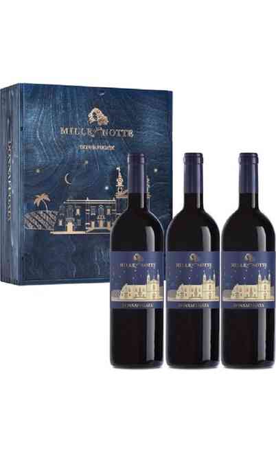 Verticale Mille e una Notte Sicilia DOC 2013 - 2016 - 2018 in Cassa Legno