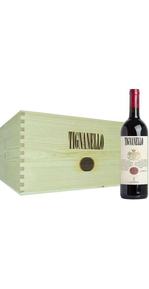 Vertikal Tignanello  '17 - '18 - '19 - '20 - '21 - '22 in Holzkiste