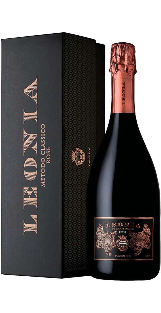Vin mousseux LEONIA ROSE' Pomino Brut Rosé Méthode Classique "COFFRET"