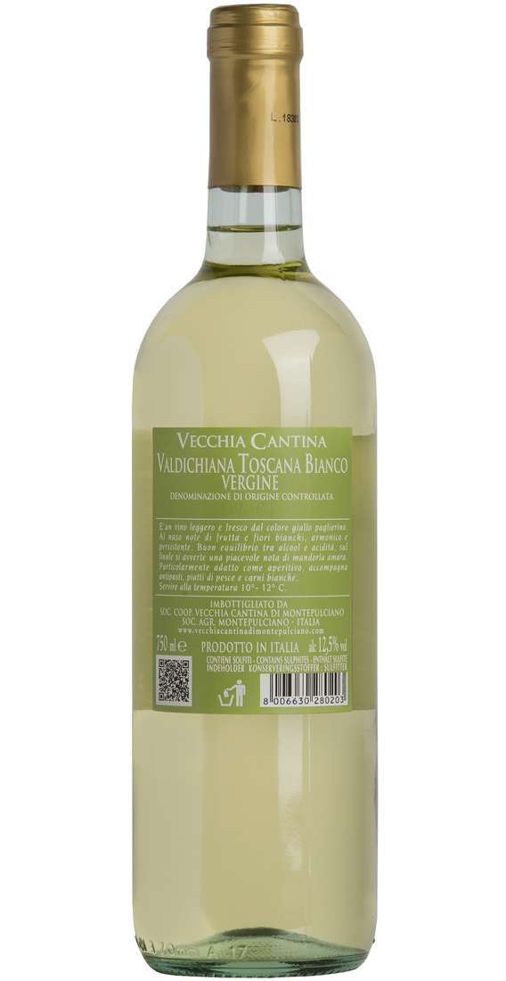 Weißer Virgin Valdichiana Toscana DOC