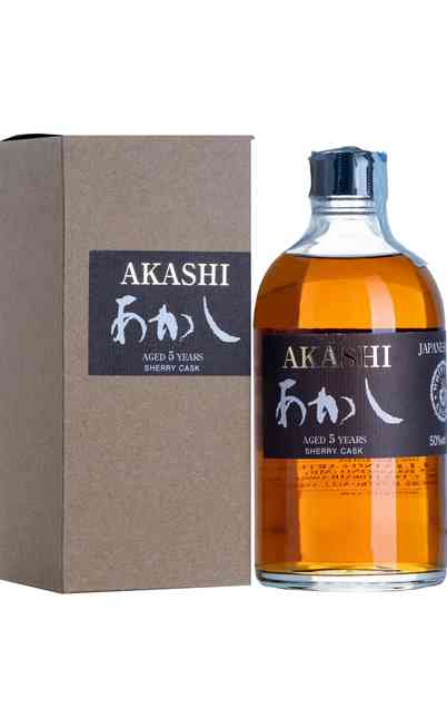 Whisky Akashi Single Malt 5 ans en boîte