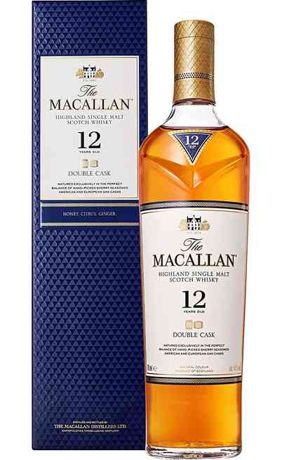 WHISKY MACALLAN 12 Y.O. DOUBLE CASK in Box