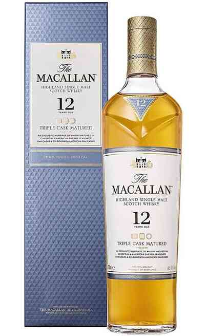 WHISKY MACALLAN 12 Y.O. TRIPLE CASK Caisse