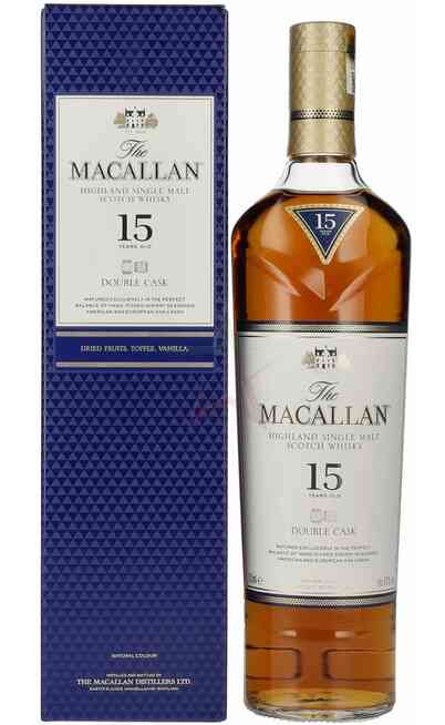 WHISKY MACALLAN 15 Y.O. DOUBLE CASK in Box