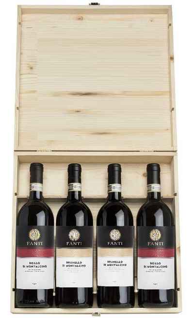 Wooden Box 4 Wines Fanti Winery [FANTI]